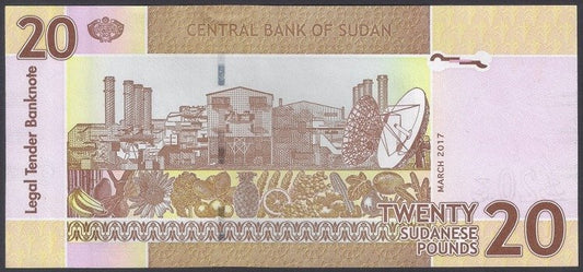 Sudan 20 Funtów 2017