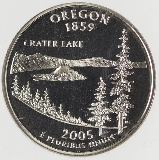 USA 25 Centów 2005 - Oregon, Quarter - NGC PF69 Ultra Cameo