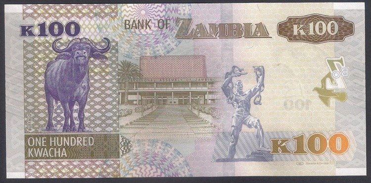 Zambia 100 Kwacha 2017