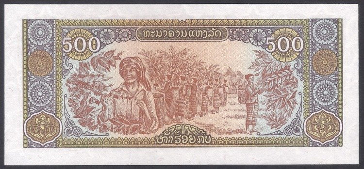 Laos 500 Kip 1988