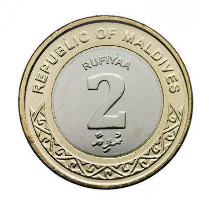 Malediwy 2 Rufiyaa 2017 - Muszla Koncha