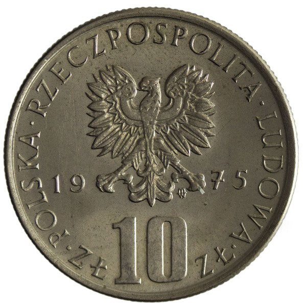 Polska PRL 10 Złotych 1975 - Bolesław Prus