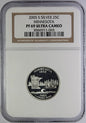 USA 25 Centów 2005 - Minnesota, Quarter - NGC PF69 Ultra Cameo