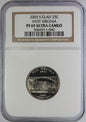 USA 25 Centów 2005 - Wirginia Zachodnia, Quarter - NGC PF69 Ultra Cameo