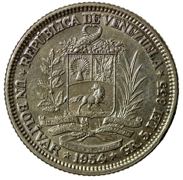 Wenezuela 1 Bolivar 1954